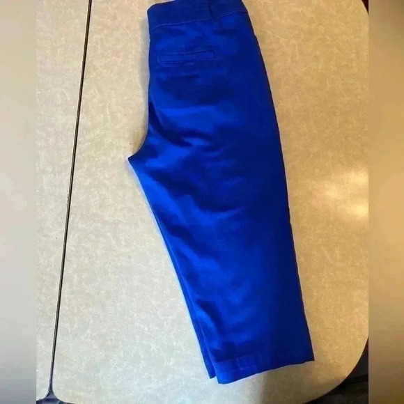 St John’s Bay Capris Pants Blue with some stretch 98% Cotton 2% Spandex Size‎ 4P - Picture 9 of 12